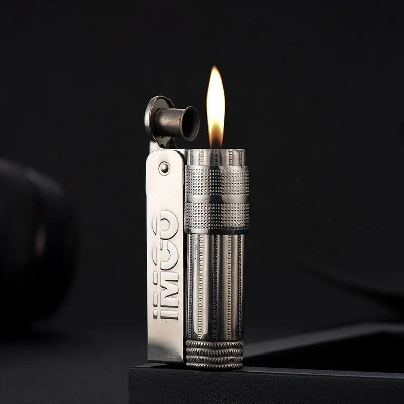 Austrian IMCO Aiku 6700 Metal Lighter Trench Nostalgic Retro Old-fashioned Windproof  Lighter Smoking Tool Men's Gift