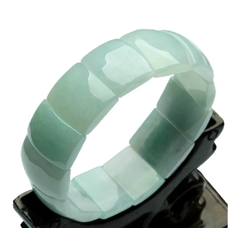 A- Level Men's and Women's Bracelet Festival Height Bracelets Jade Plate Bangle Genui