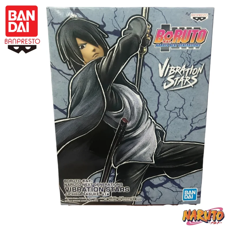 

В наличии Bandai Banpresto, оригинальная вибрация Наруто, звезды Учиха Саске, модель куклы, новая фигурка в штучной упаковке