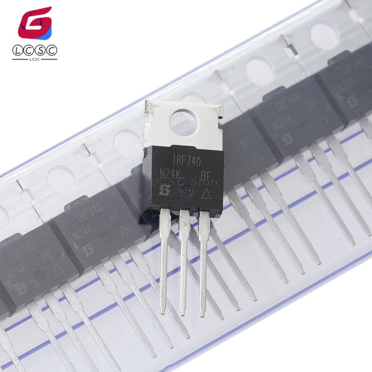 10Pcs/Lot Original IRF740 MOSFET 400V 10A 125W Transistor N-Channel TO-220AB IRF740PBF