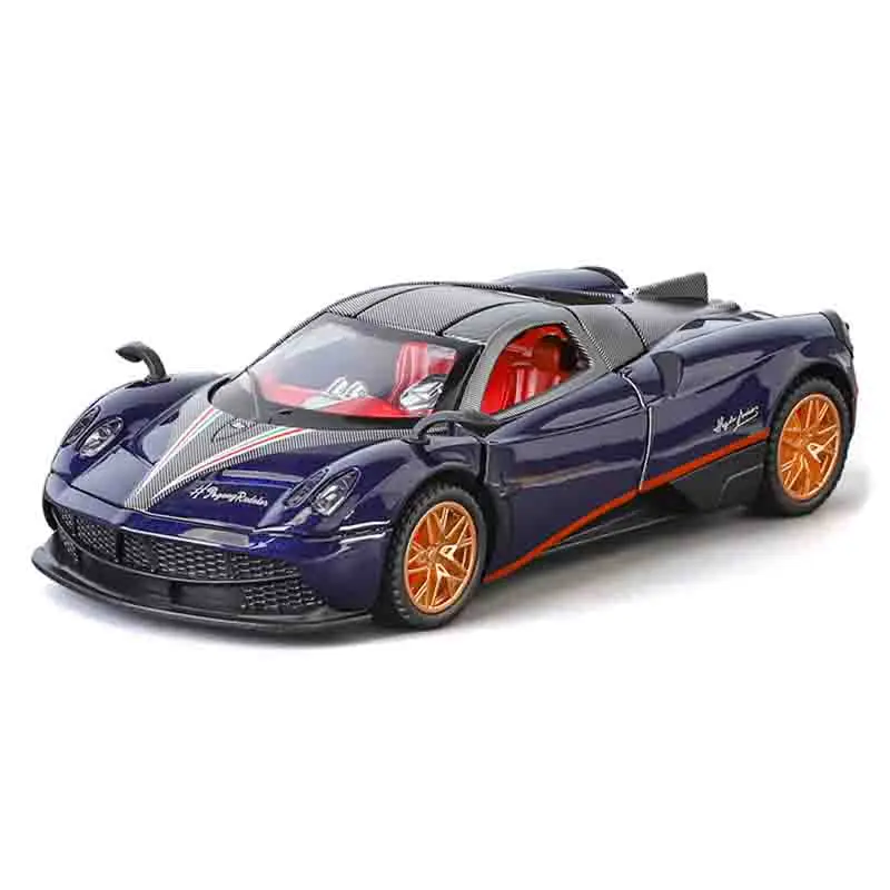 

1:32 Pagani Huayra BC Supercar Alloy Metal Diecast Model Car Library Static Sound & Light Ornaments Birthday Gift For Boyfriend