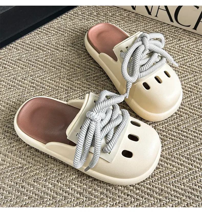 Heiß verkaufte Sommer-Damen pantoffeln, vielseitige Freizeit schuhe und atmungsaktive Sandalen