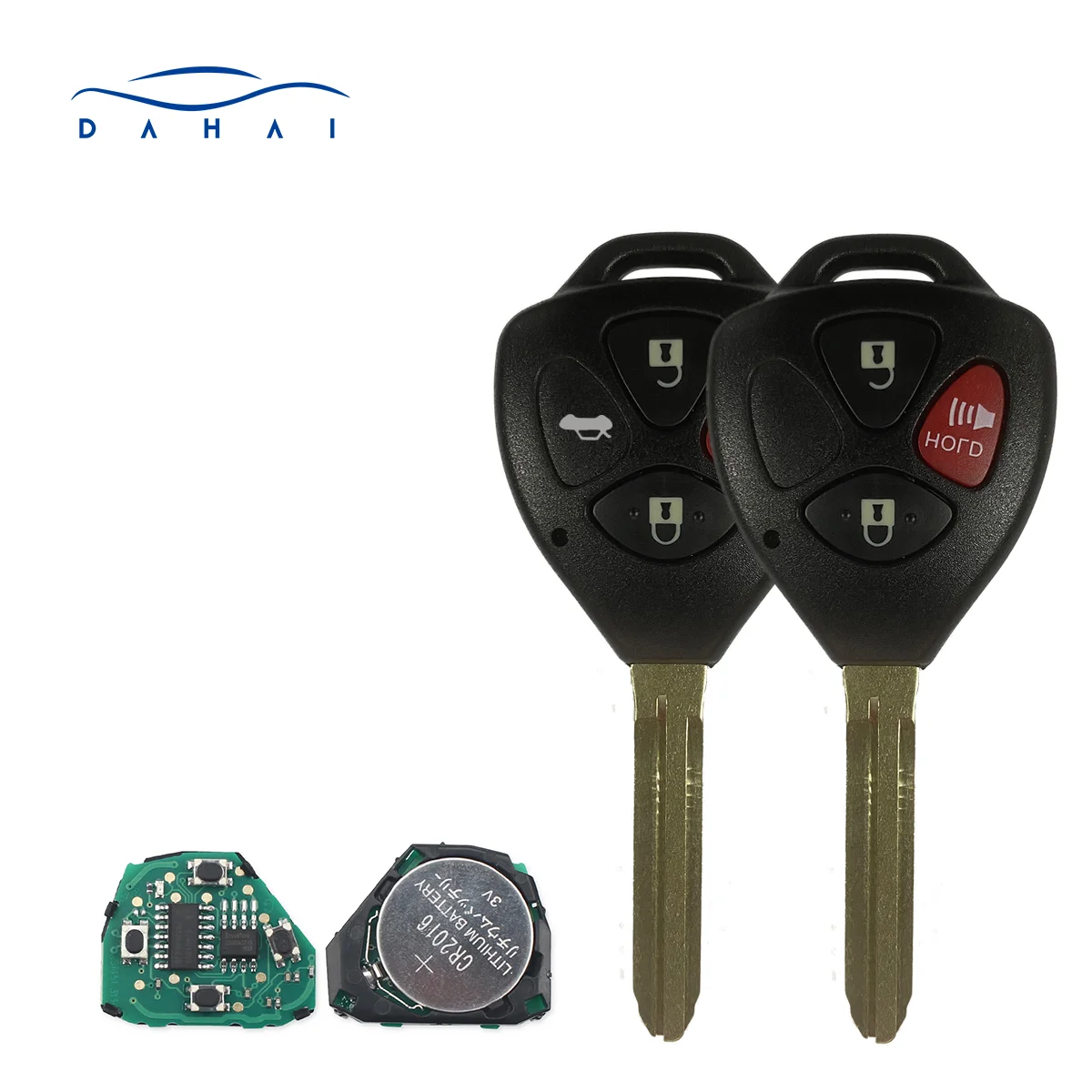 

dahai B41TA B42TA G01TA Remote Car Key For Toyota Forruner Hilux Innova Corolla RAV4 Yaris 3/4Button 433Mhz 4D67 G Chip