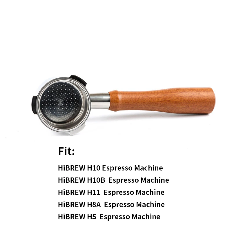 Gasoo 51mm 3 Ear Bottomless Coffee Portafilter Stainless Steel 9