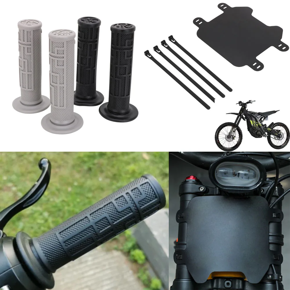 

Motorcycle Number Plate & Handlebar Grips For Surron Sur-Ron Light Bee S & Lightbee X Electric Bicycle Electric Universal Parts