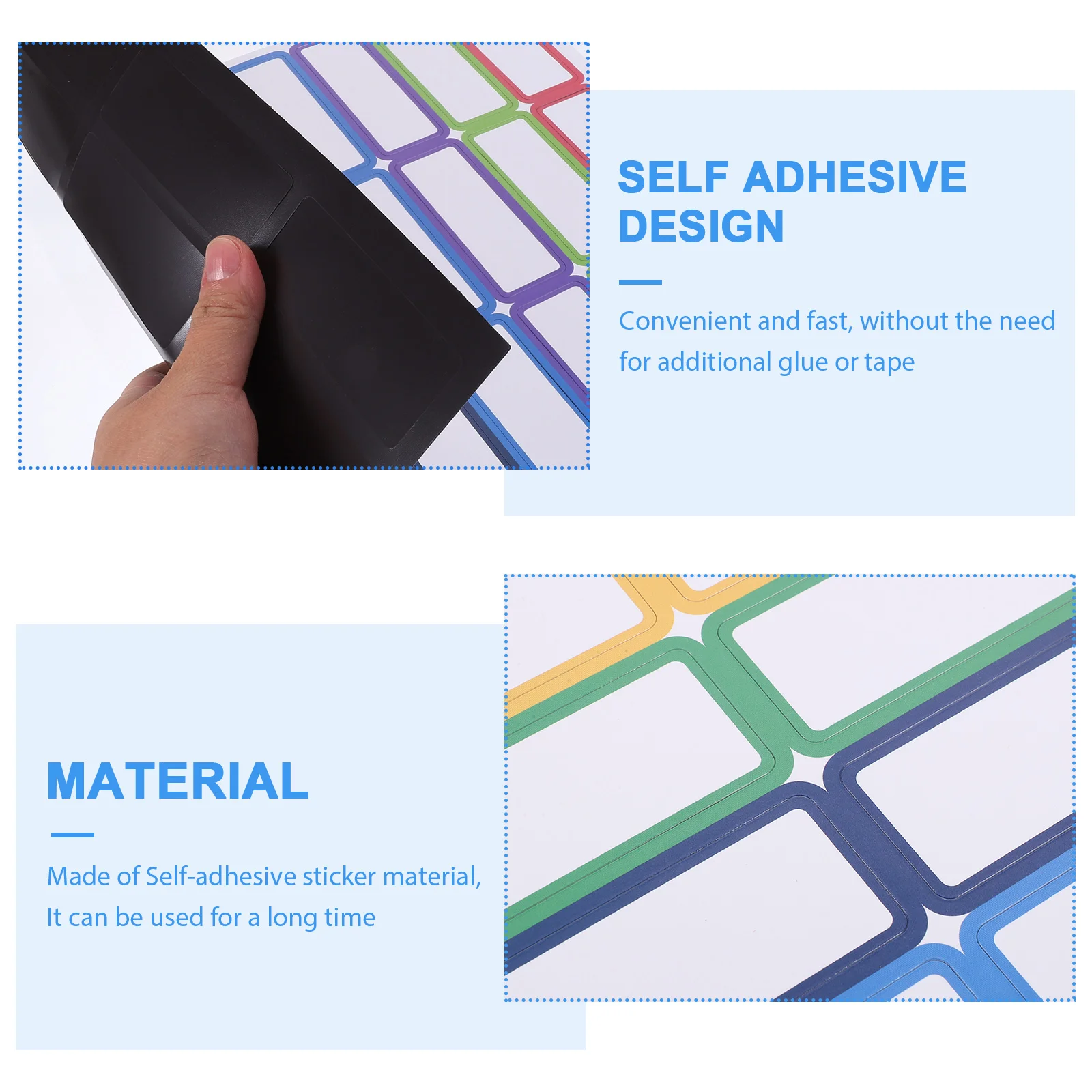 27pcs Writable Name Labels Tags Blank Labels Stickers Classified Marking Stickers Name Tags adhesive labels