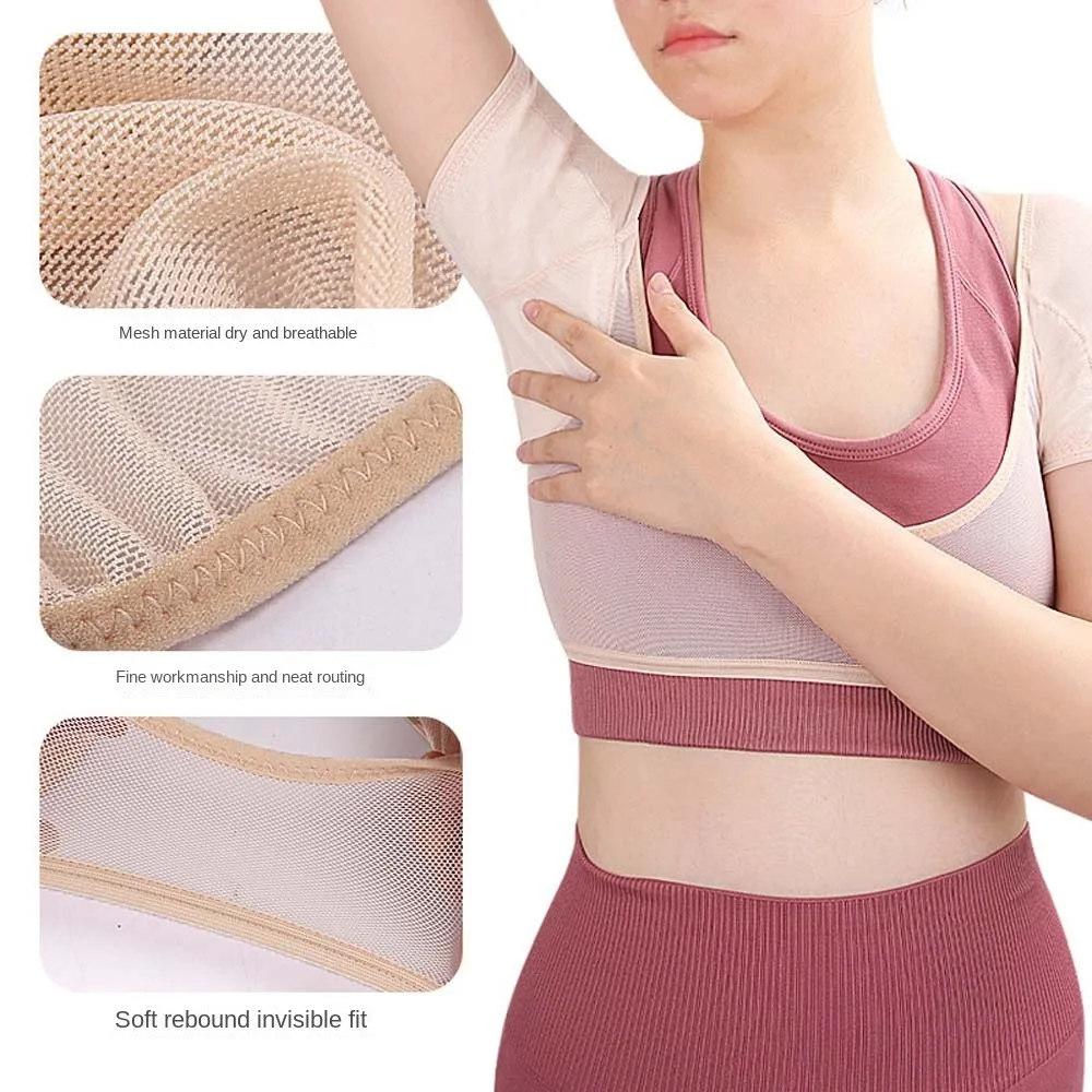 T-shirt Shape Sweat-absorbing Underwear Micro Porous Sweat Pad Bathing Suit Underarm Pad Vest Isolate Sweat Stains Beach Wear