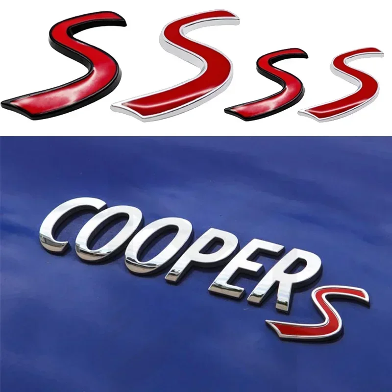 

Металлический значок багажника автомобиля, наклейка S, эмблема для MINI Cooper JCW R50 R52 R53 R56 R57 R58 R60 MINI CLUBMAN COUNTRYMAN