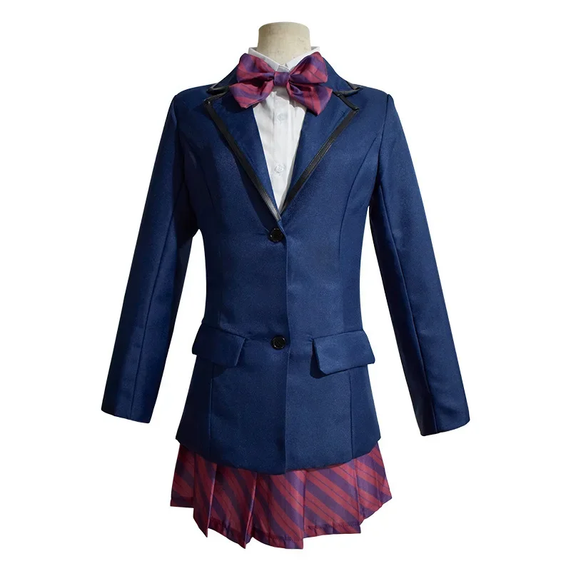 Anime Shoko Komi Can't Communicate Shouko Tadano Hitohito Osana Najimi Cosplay Costume Purple Skirt High School Uniform Wig