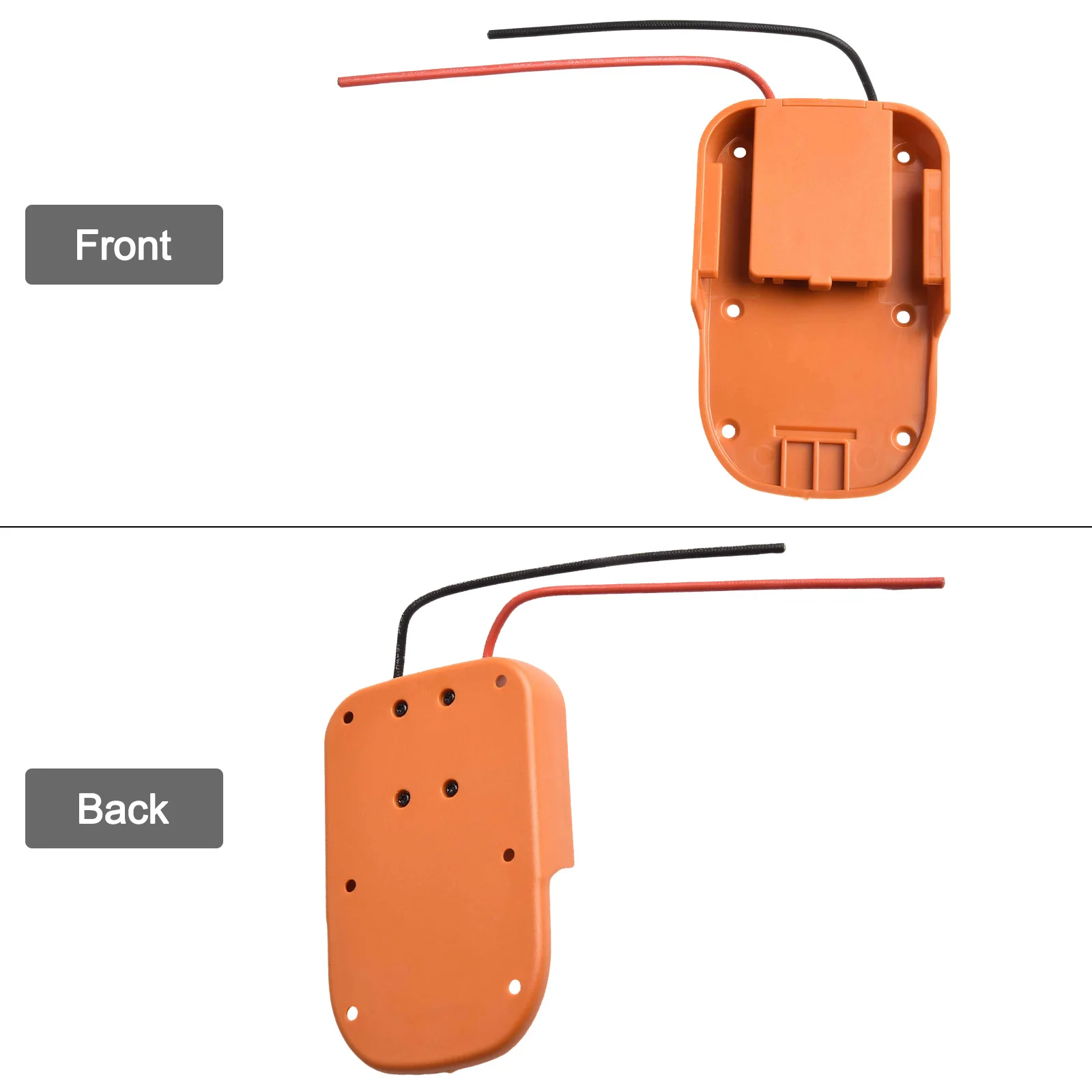 

For Battery Replacement Battery Adapter 12AWG Wire Burr-free Design Plastic Construction For RIDGID 18V Connectors
