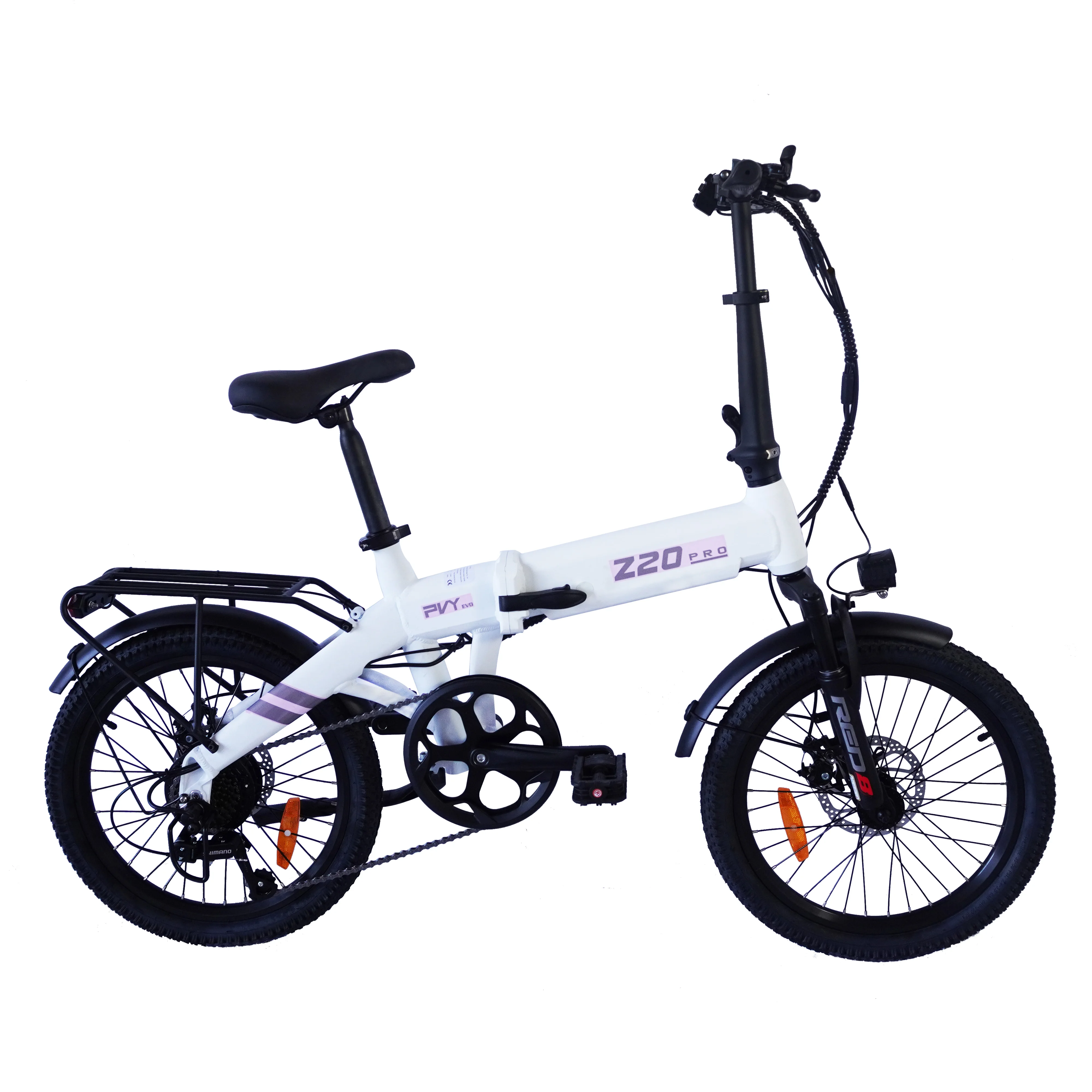 PVY Z20 PRO EVO elektrische fiets 36 V/14.5 Ah batterij 120 km bereik elektrische fiets 500 W sensor koppelmotor 20 inch band ebike