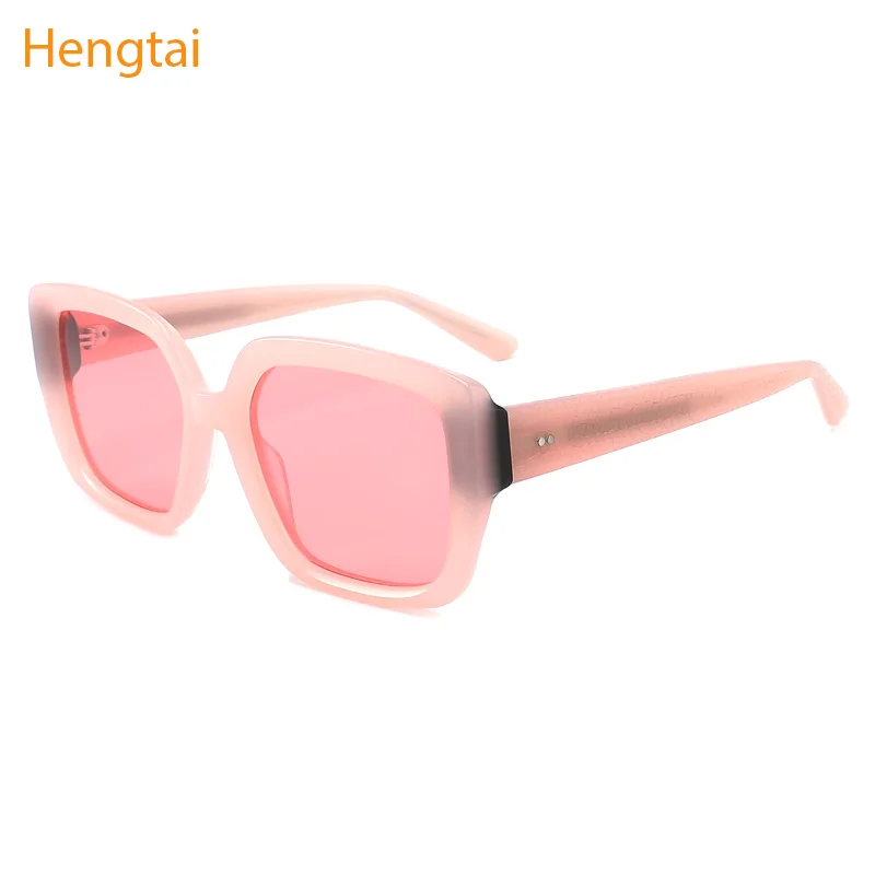 

Hengtai 2023 New design acetate fashion trend sunglasses women Eyeglass frame glasses polarized ladies sun glasses