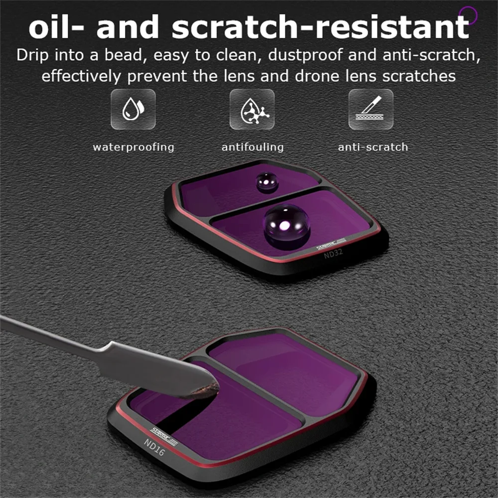 ND CPL Filters Set For DJI Air 3S Accessories ND8 ND16 ND32 256 CPL Filters Neutral Density Camera Lens Protector Quick Install