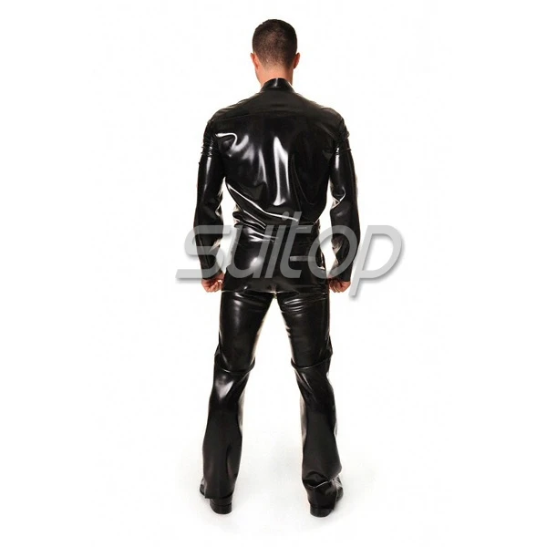 زي مطاطي جينز لاتكس للرجال