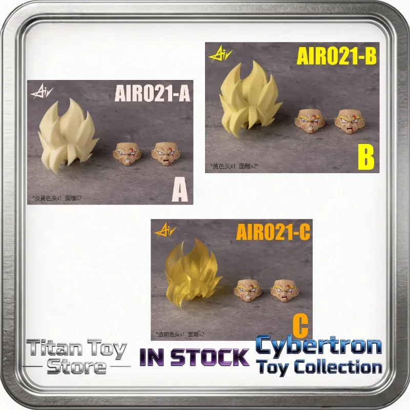 

In Stock AIR Studio New Product Head Sculpt Accessory Package Adapted To The Legendary Super Saiyan Dragon Ball SHF 1/12