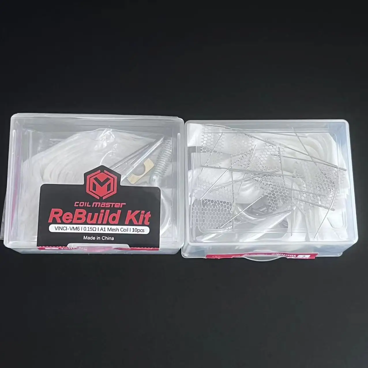 5Box/1Box Rebuild Kit PnP Meshed Coil Kit With Cotton For PnP Series 0.2 0.15 0.3 Meshed Coils VM1/VM5/VM6 DIY Water Color Tools
