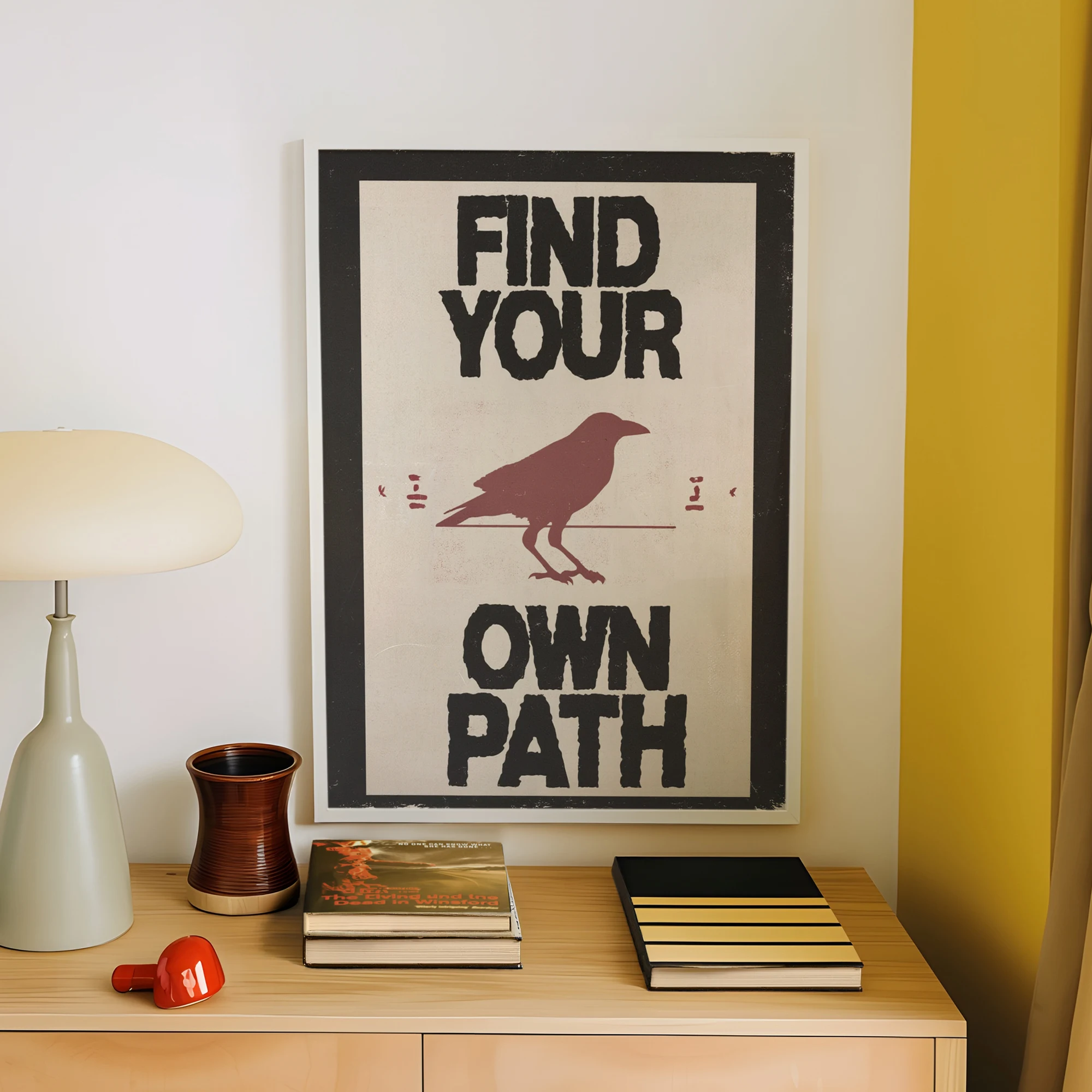 Tableau mural rétro avec citat - Home Decor Quotes avis et prix