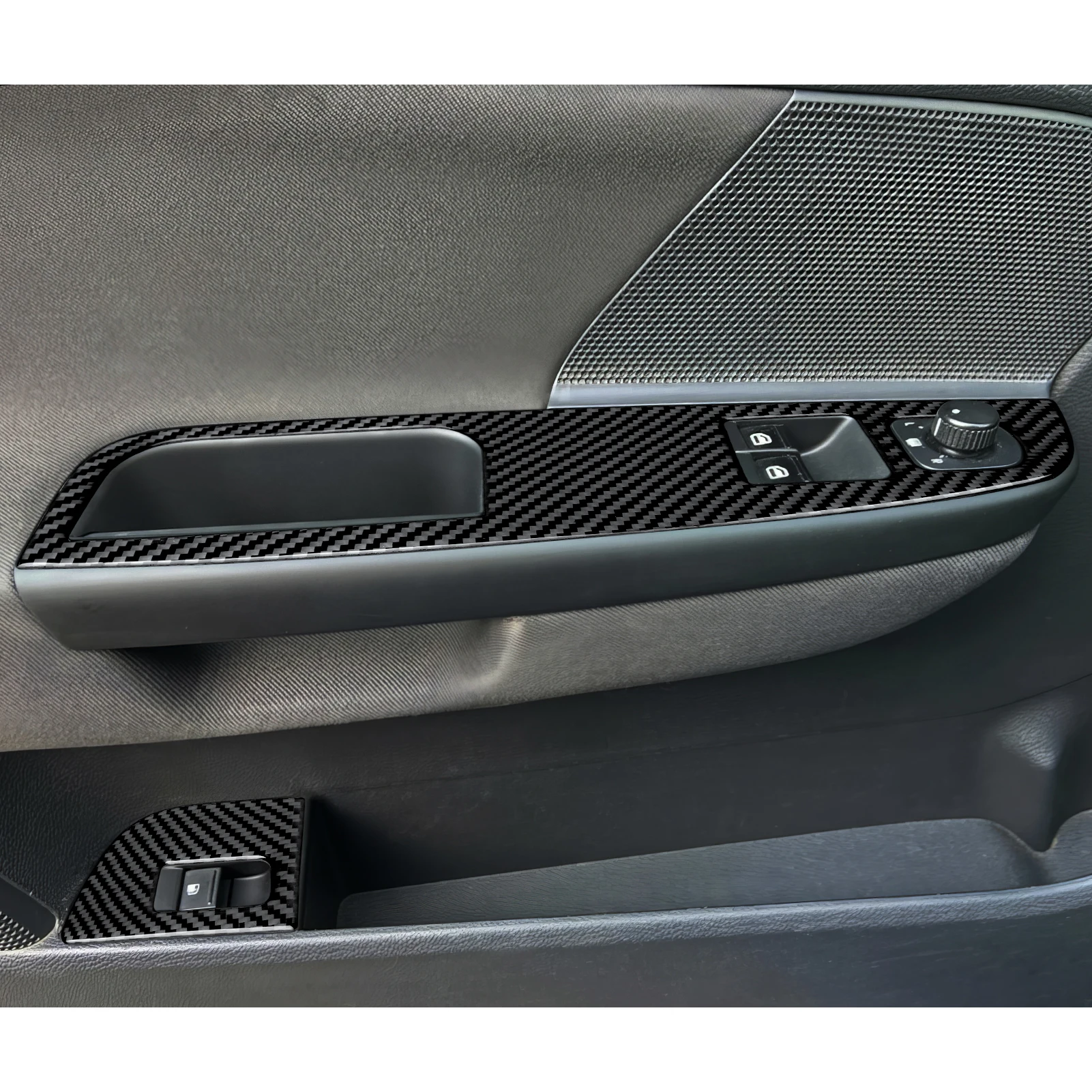 Für VW Jetta V Golf V MK5 R32 GTI Plus Variante, Auto Mittelkonsole Schalthebel Panel, Seite Air Outlet Carbon Faser Trim Aufkleber – Detail 13
