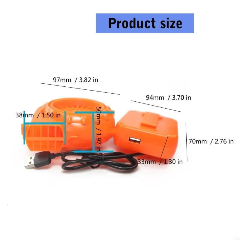 57QF quạt quạt gió nhỏ cho trang phục khủng long trang phục quần áo phù hợp quần áo Halloween