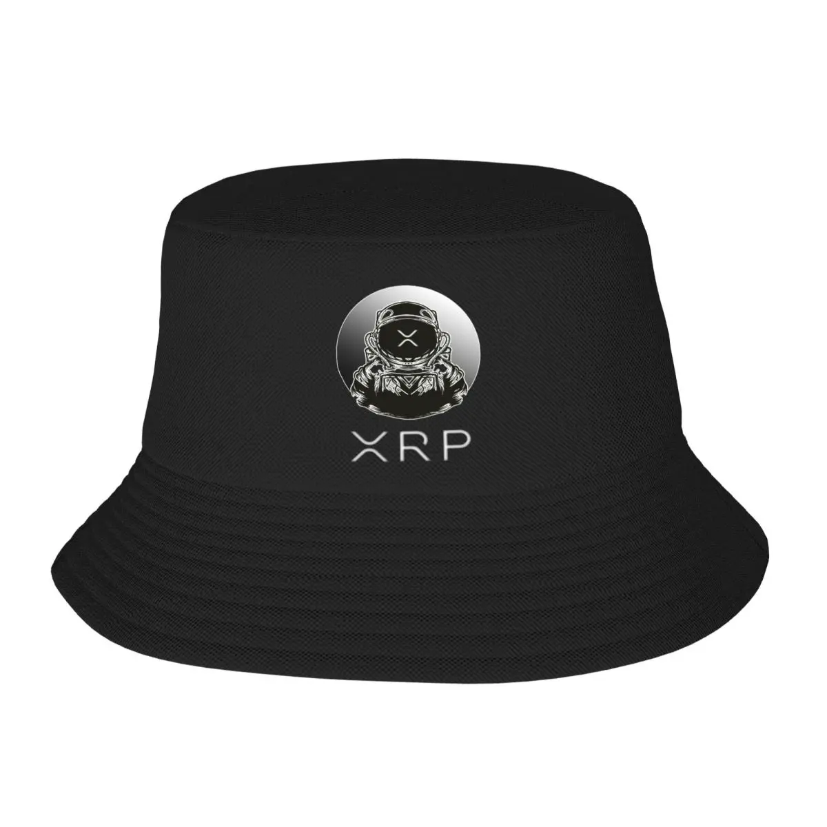 Custom Ripple XRP To The Moon Bucket Hat for Men Women Printed Bitcoin Summer Travel Beach Outdoor Fishing Cap