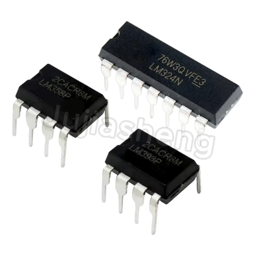 25pcs LM324N LM324 DIP14 LM358P LM358 LM393P LM393 DIP8 Operational Amplifier integrated circuit