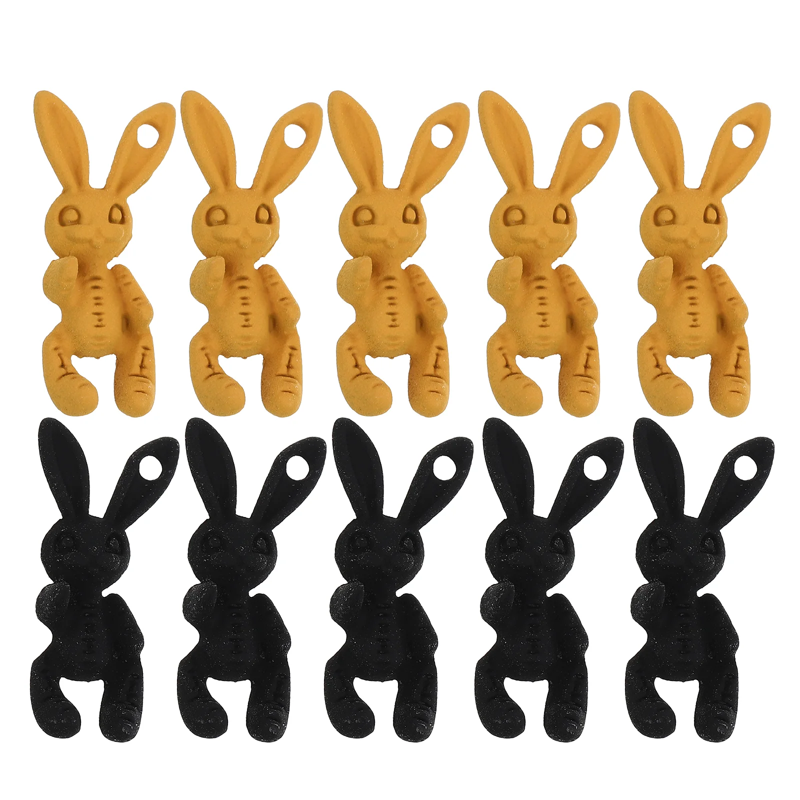 

10 Pcs Nail Accessories Skull Rabbit Stickers Decor Design Metal Decals Decorations Girl Cute Decors