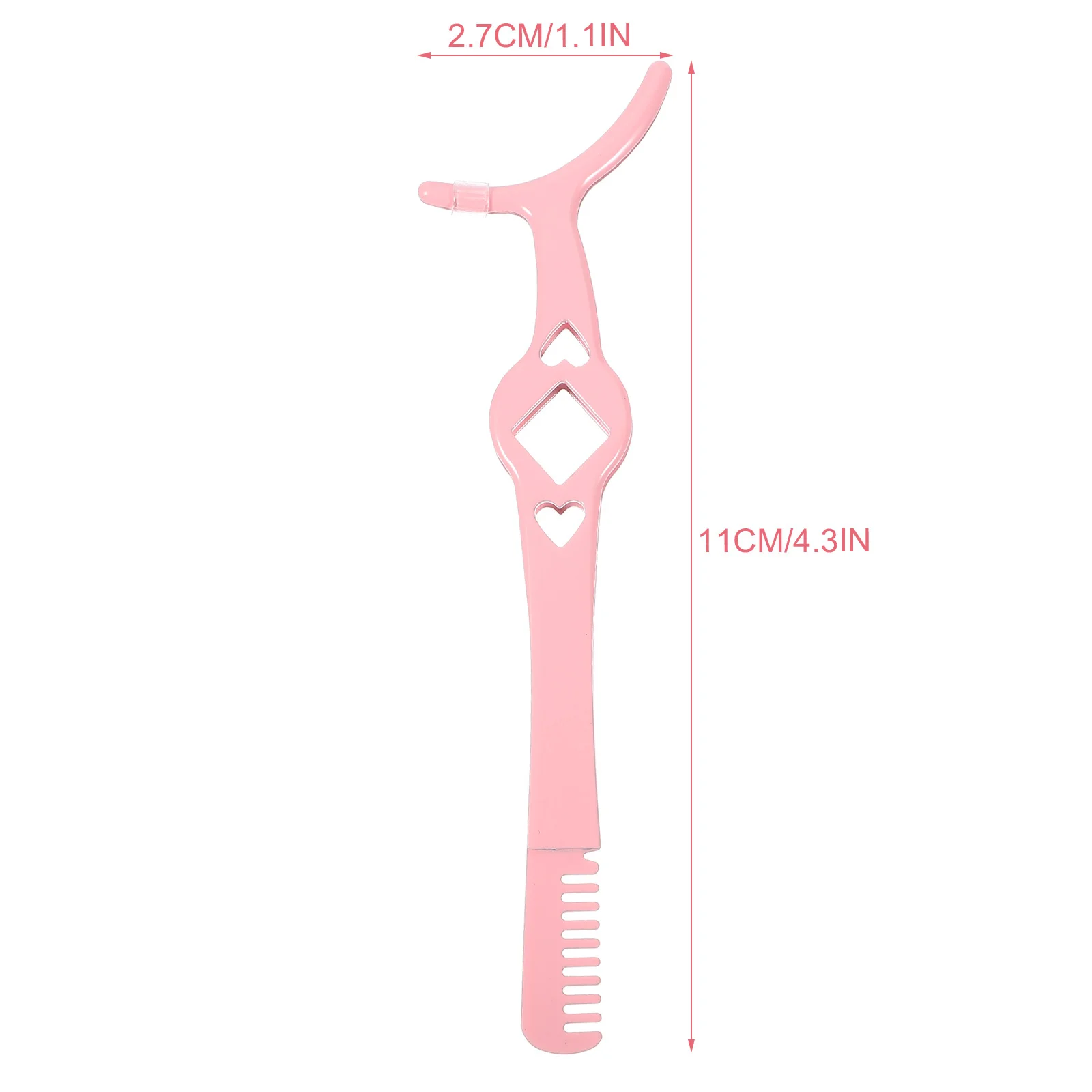 Zestaw 3 pęset do rzęs, kompaktowy aplikator do rzęs z grzebieniem dla kobiet, modny dodatek kosmetyczny na wynos.