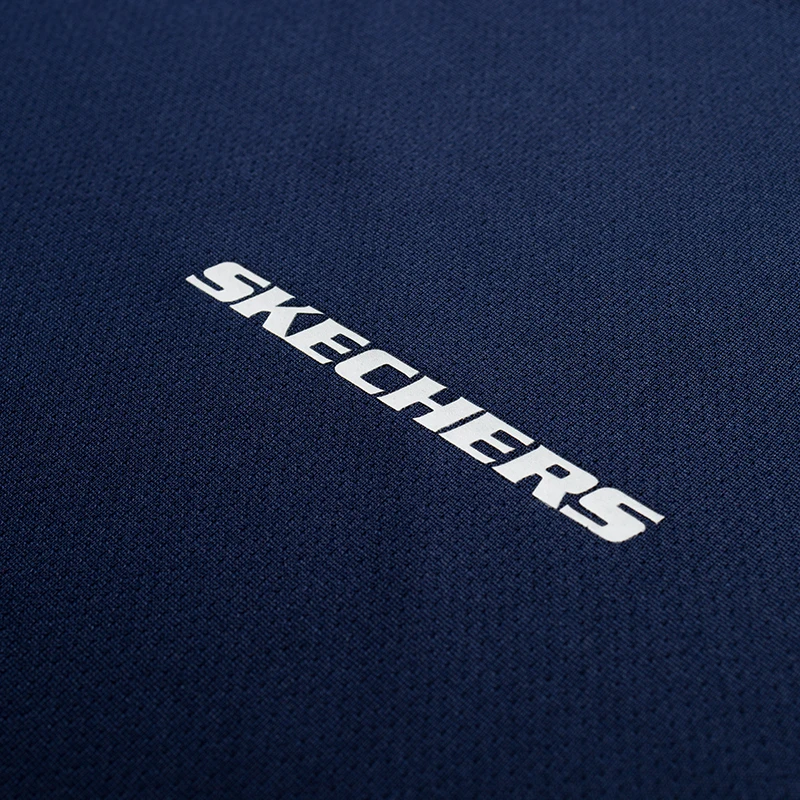 Skechers T-shirt girocollo a maniche corte lavorata a maglia da uomo e da donna Girocollo allentato Abbigliamento sportivo casual per pendolari P225U117-0515