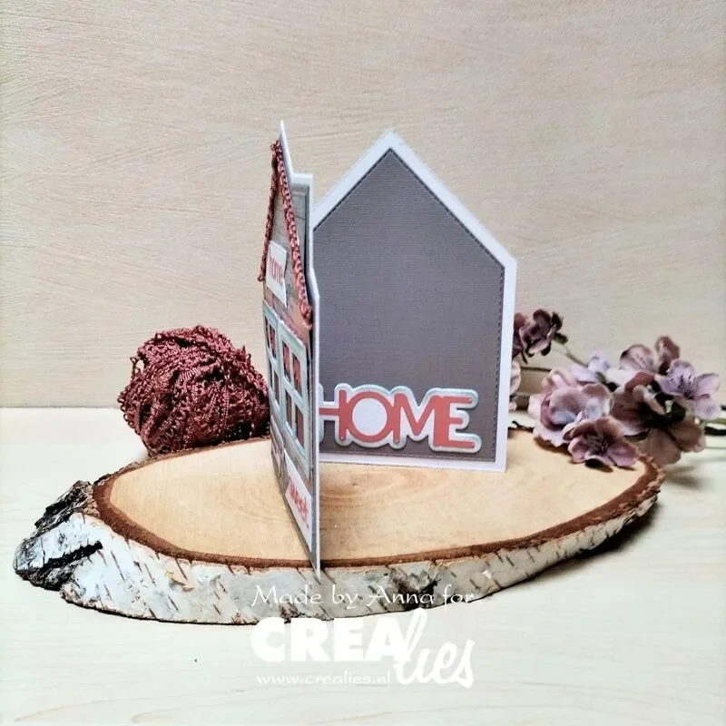 House Has a Chimney and a Triangular Roof Cutting Dies Scrapbook Diary Decoration Stencil Embossing Template DIY Greeting Card