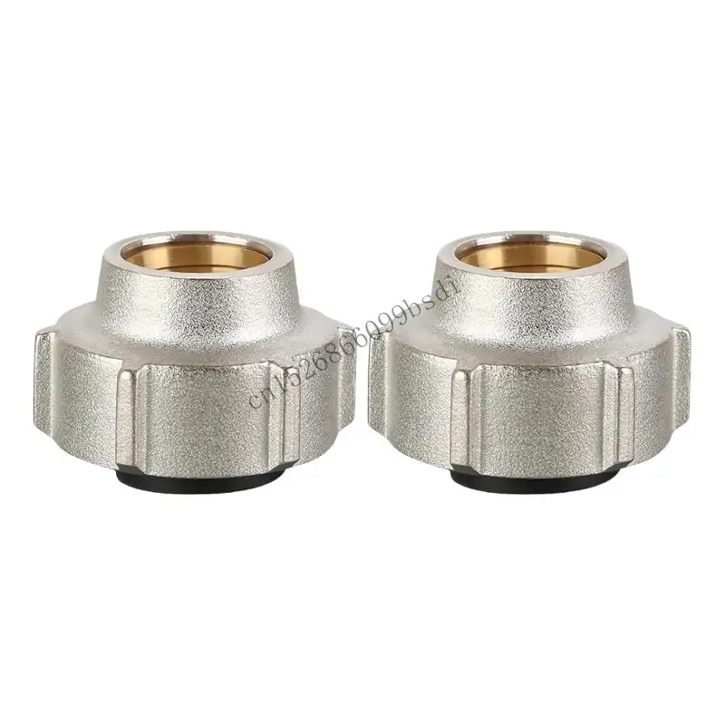 

11UA 2Pcs Pipe Fitting Hose Adapter Connector 15mmx3/4inch Compression Fitting