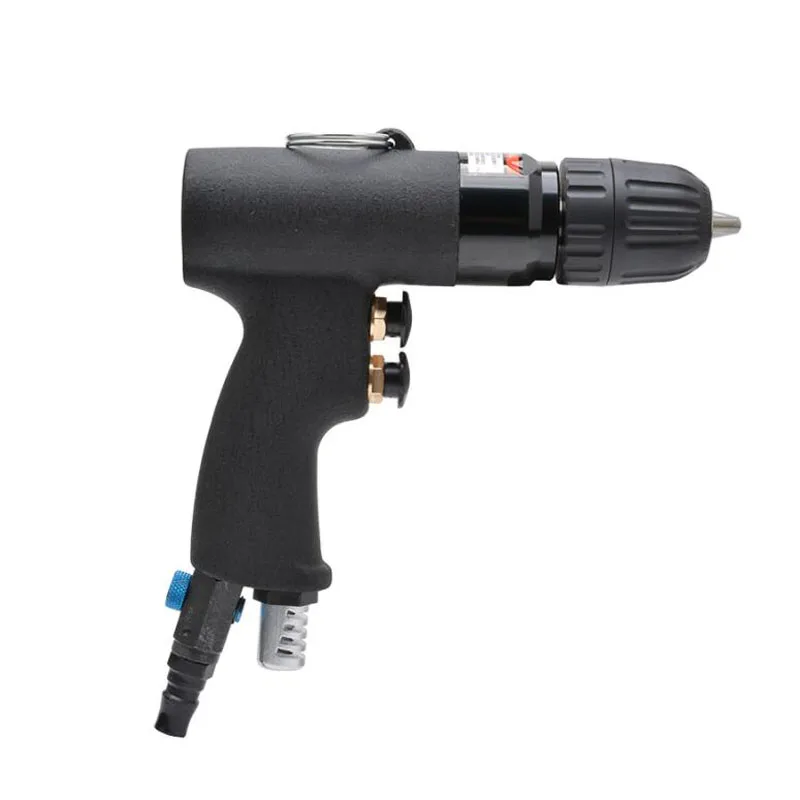 Variable speed pneumatic drill (0.8-10mm), forward/reverse SWITC - Compact reversible air drill