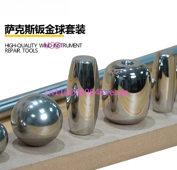 Saxophone Repair Tools Professional Saxophone Brass Music Sheet Metal Ball 8 Balls 1 Pole