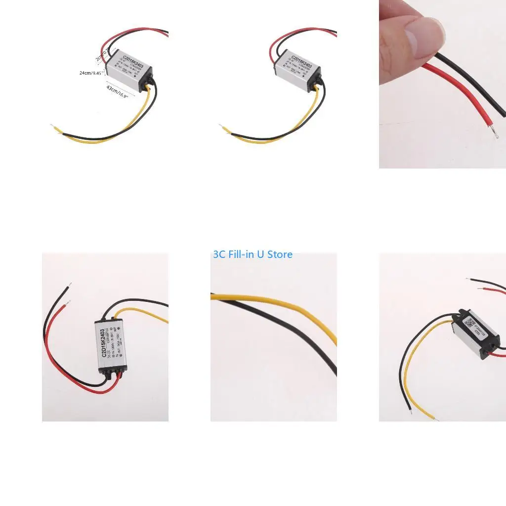 G8TA DC12V-24V Step Down to 3V 5A 15W Converter Reducer Regulator Transformering Power Supply Modules for LED Lights