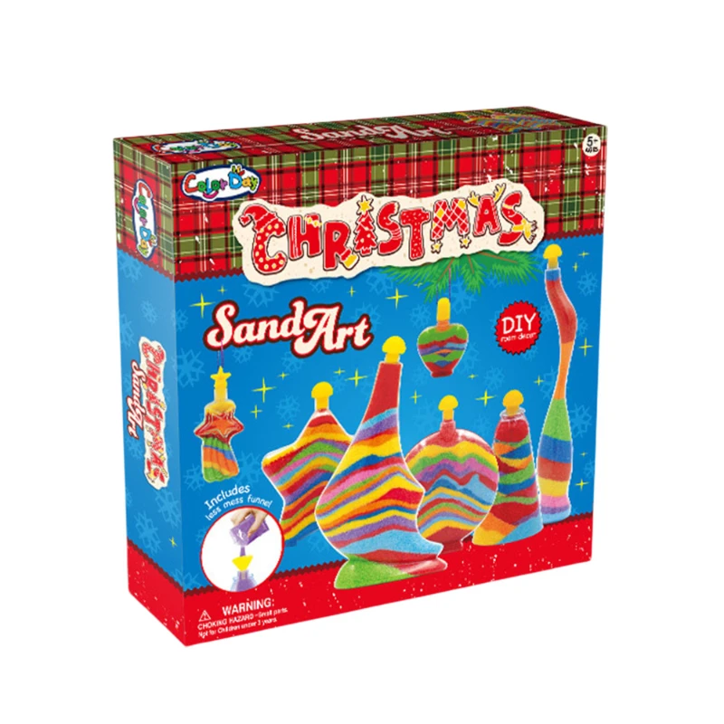 Arte de areia que brilha no escuro, garrafa colorida diy com glitter de areia, brinquedos educativos para crianças, acessórios de decoração de casa, presentes para crianças