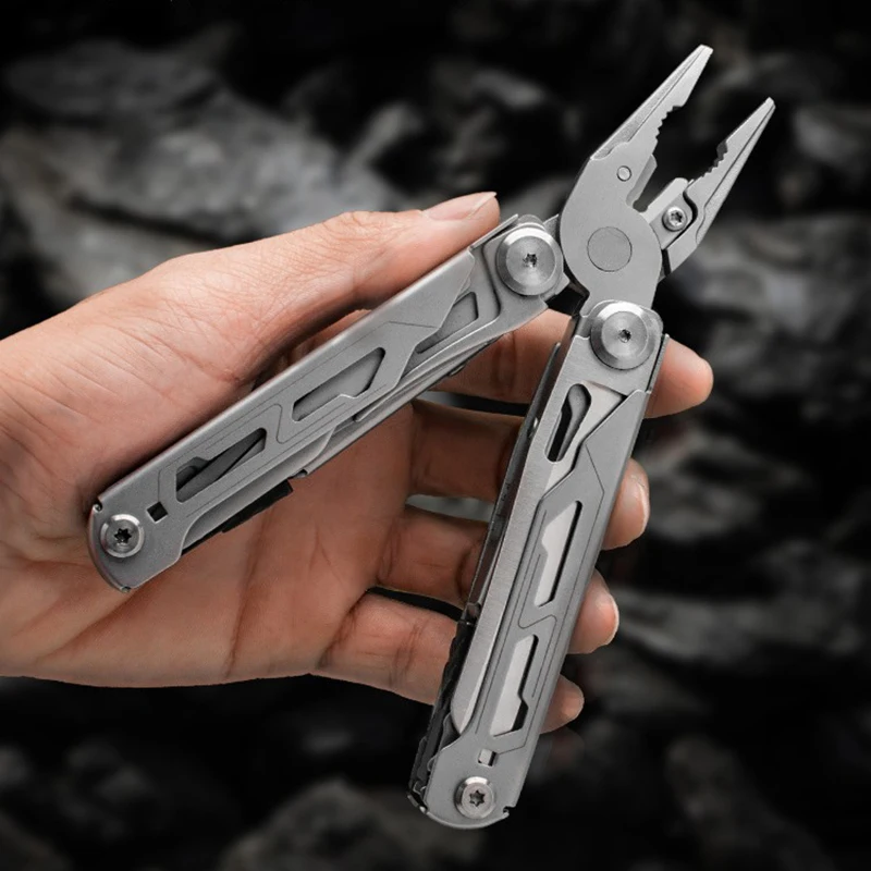 Multifunctional Pliers Folding Portable Outdoor Camping Multi-tool Cutting Scissors Clamp Nippers Screwdrivers Hand Tools image 2