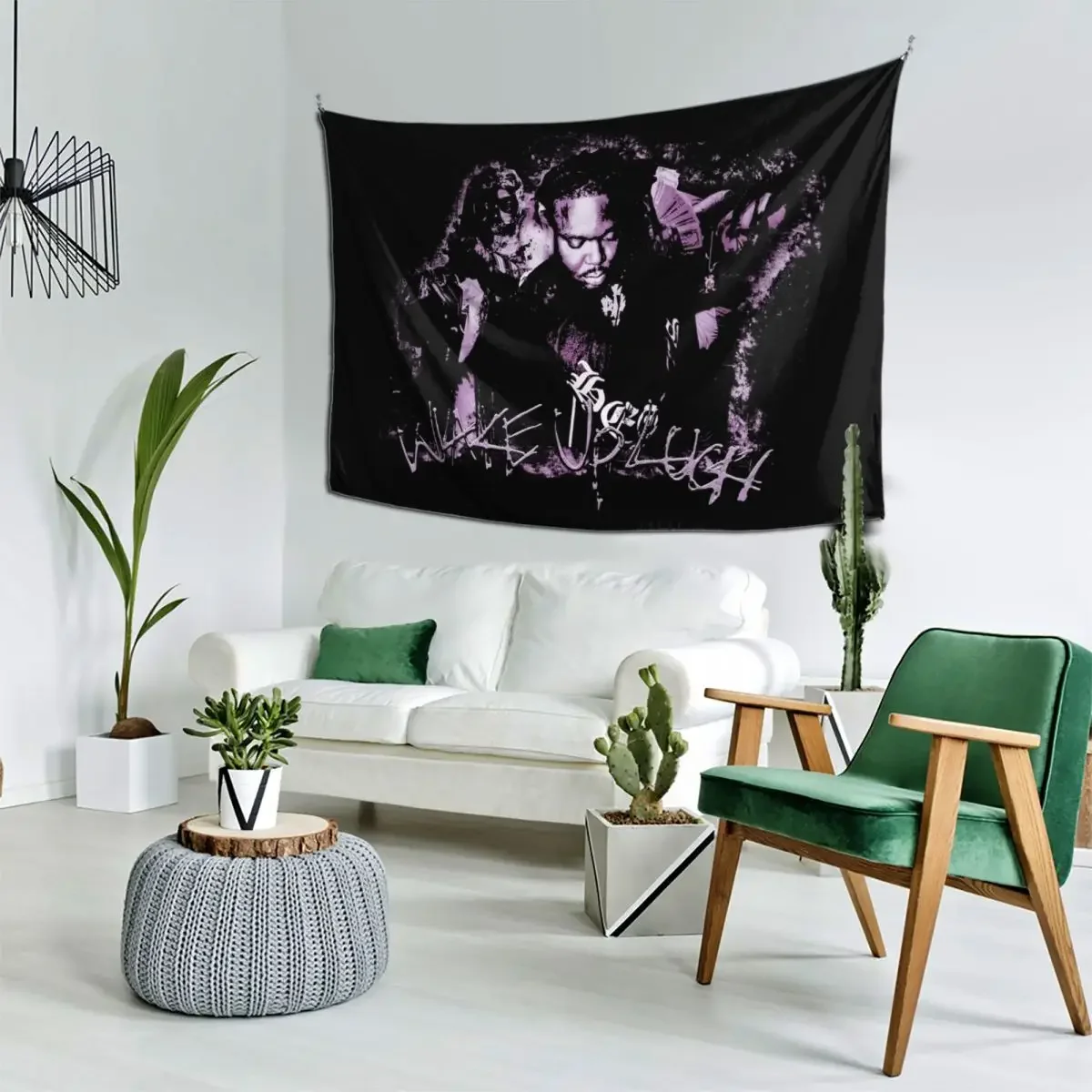 

Wake Up Lucki Tapestry Art Mural Room Decoration Aesthetic Decoration For Bedroom Outdoor Decoration Tapestry