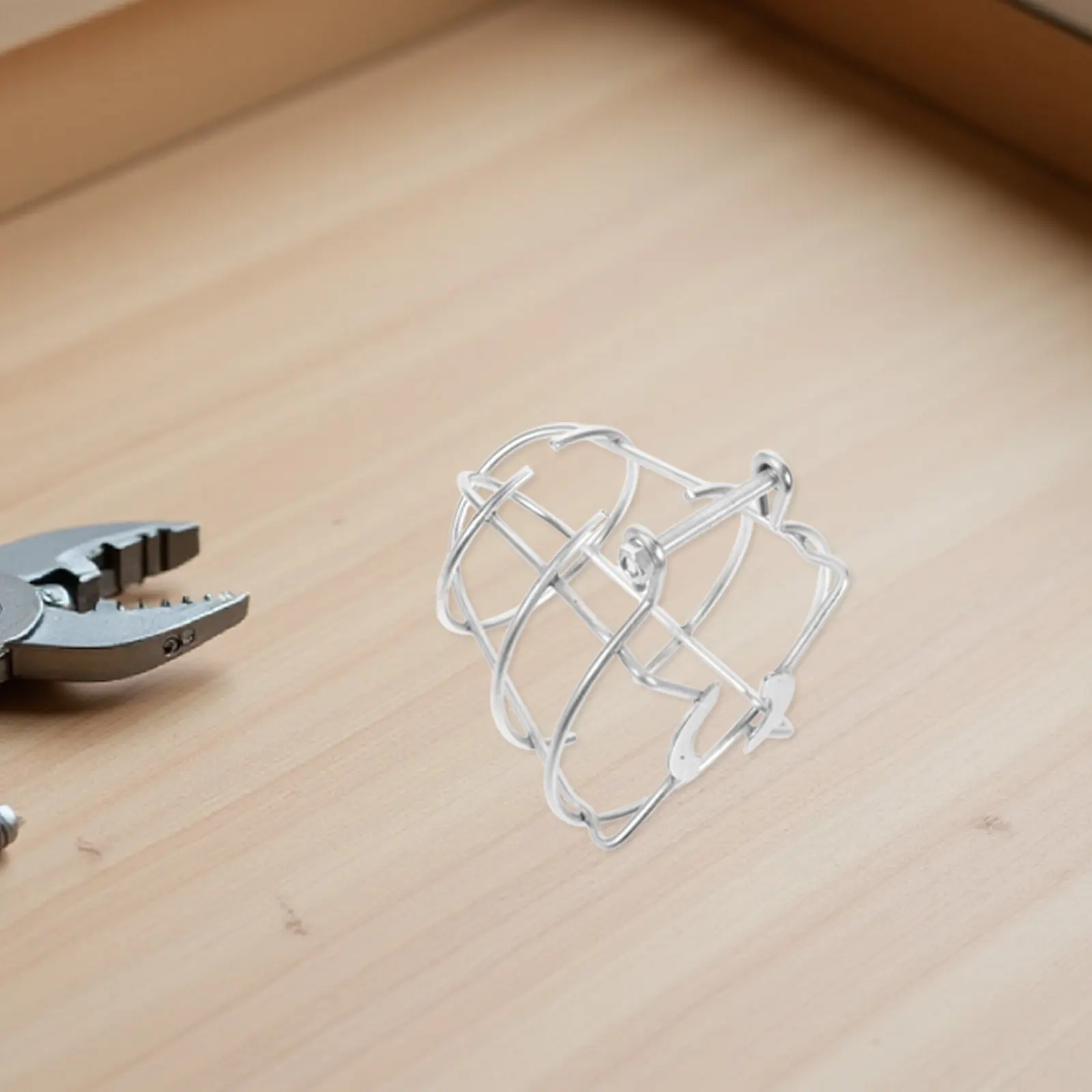10Pcs Fire Sprinkler Cage Protector Metal Wire Cover for Pendent Upright Ceiling Sprinkler Heads Installation Easy