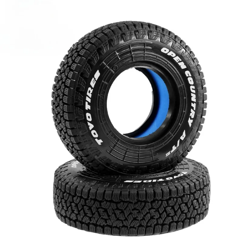 4 pièces 1.9 RC chenille 105mm pneus en caoutchouc pour 1:10 RC voiture sur chenilles axiale SCX10 W229 TRX4