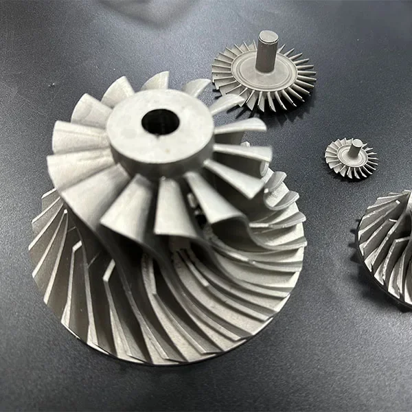 High temperature coating Vacuum Casting for Integral Inconel Superalloy Turbine Wheel impeller Aircraft gas turbine parts