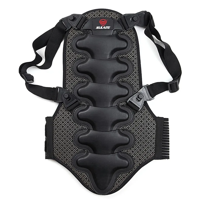 

SULAITE Detachable EVA Back Protector Thick Spine Anti Fall Pad for Motorcycle Biking Skating Skiing Horse Riding Outdoor Use