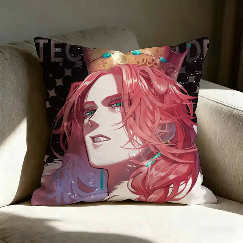T-Technoblade T-Techno Fanart Pillow Cover Sofa Cushion Cover Home Room Decoration Children Gift