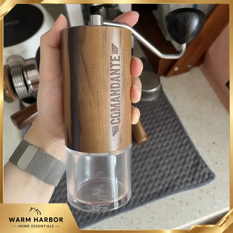 Comandante C40 Mk4 Atm Manual Coffee Grinder High Nitrogen Steel Burr Hand Crank Mill For Pour Over Espresso Home Cafe Barista