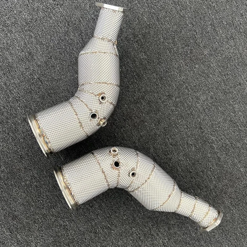 ACE Auspuffrohr für Audi RS6 RS7 C8 4.0T Hochleistungs-Downpipe mit Katalysator SUS304 Auspuffkrümmer – Detail 10