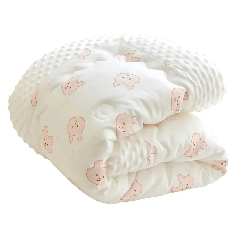 Baby Cotton Quilt Embroidered Air Conditioner Comfortable Cover Quilt Four Seasons Universal Baby Quilt Free Shiping