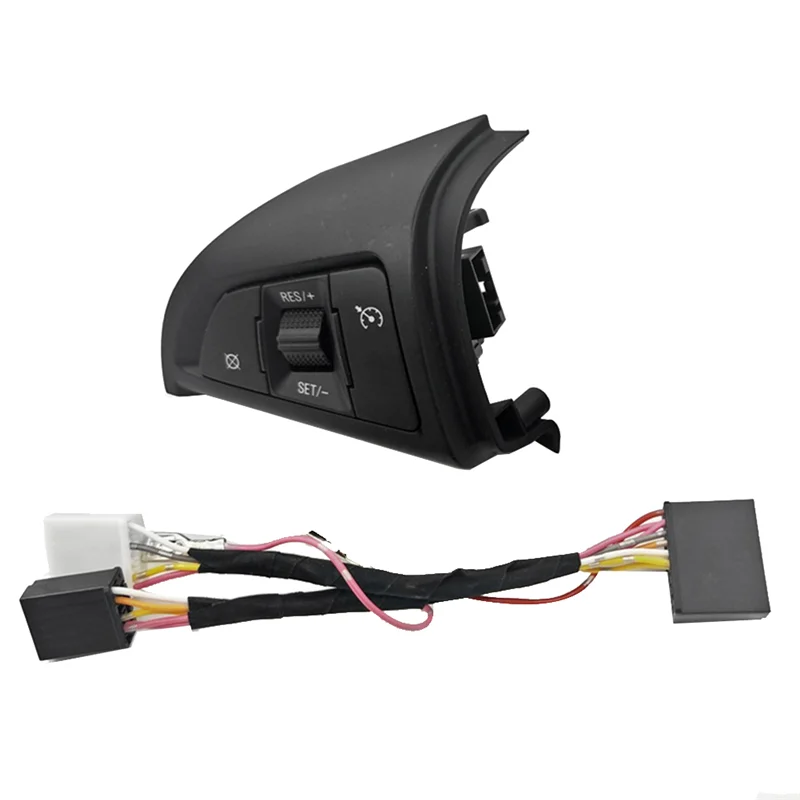 Car Speed Cruise Control Button with Harness 96892140 for 2009 2014 Multifunction Steering Wheel