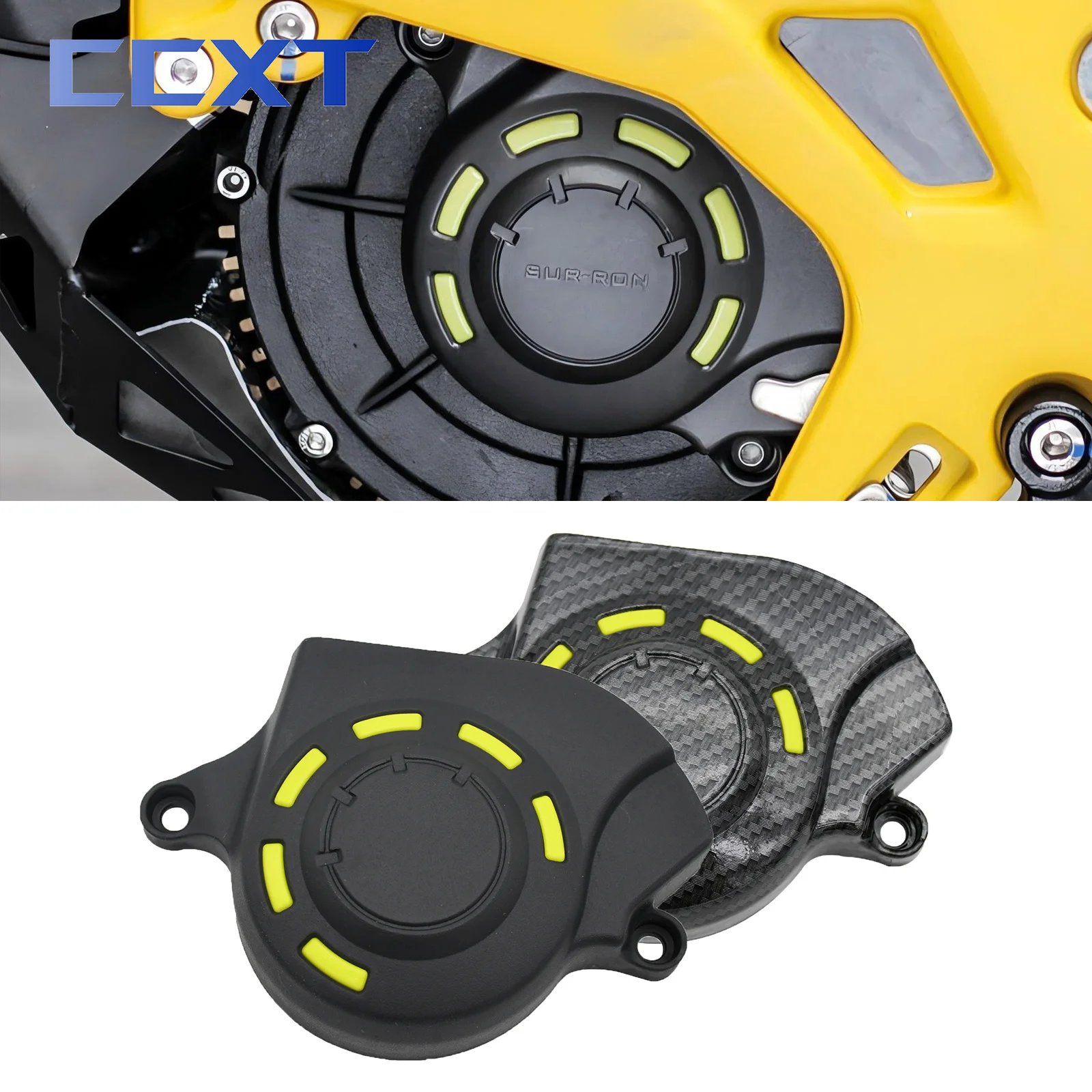 Motorcycle Motor Pulley Guard Sprocket Protection Cover Engine Case Saver Cover For Sur-Ron Surron Light Bee X & Light Bee S