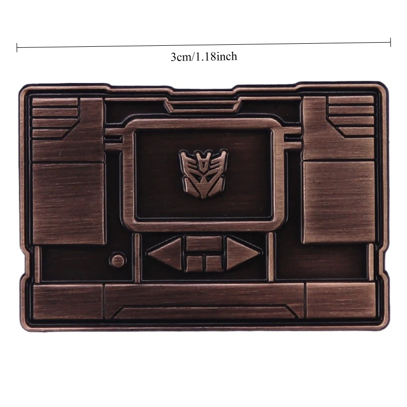 3cm 変身ヴィンテージブローチバッジアクセサリー、映画やゲームの周辺機器を飾るギフト