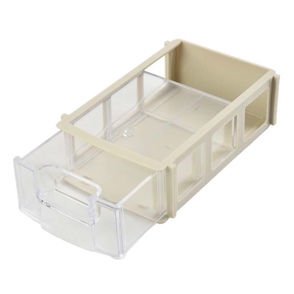 Efficient and Space saving Stackable Storage Box for Hardware Parts Crafts and Sewing Supplies with Translucent Drawers