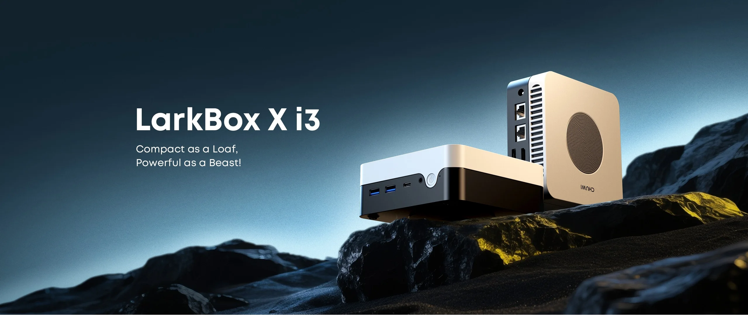 CHUWI LarkBox X Mini PC 8GB RAM 256GB SSD Intel i3-1220P UHD Graphics for 12th Gen Intel Processors WiFi 6 Desktop Computer