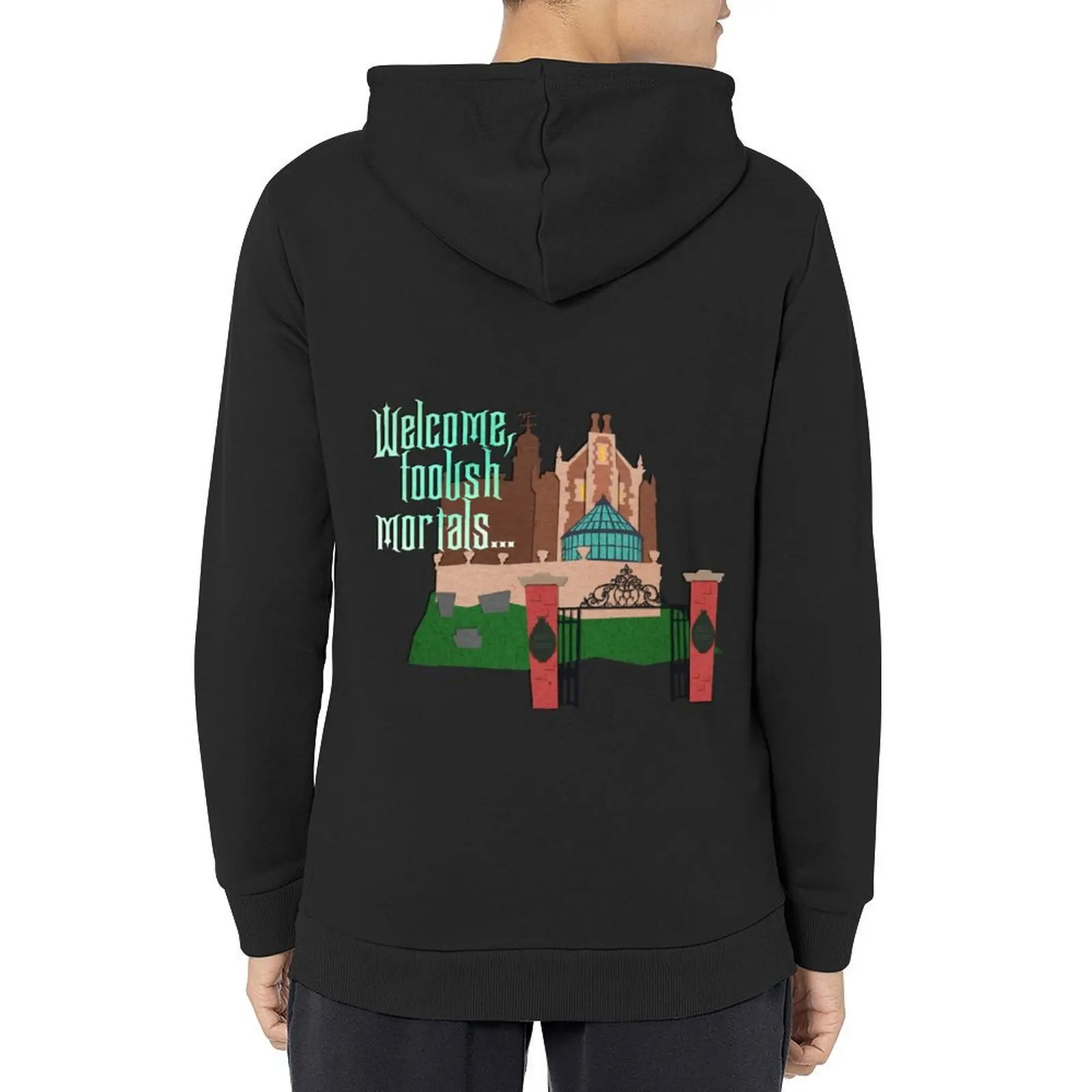 

Welcome, Foolish Mortals... Hoodie aesthetic clothing hooded shirt mens clothing men's winter sweater men's hoodies
